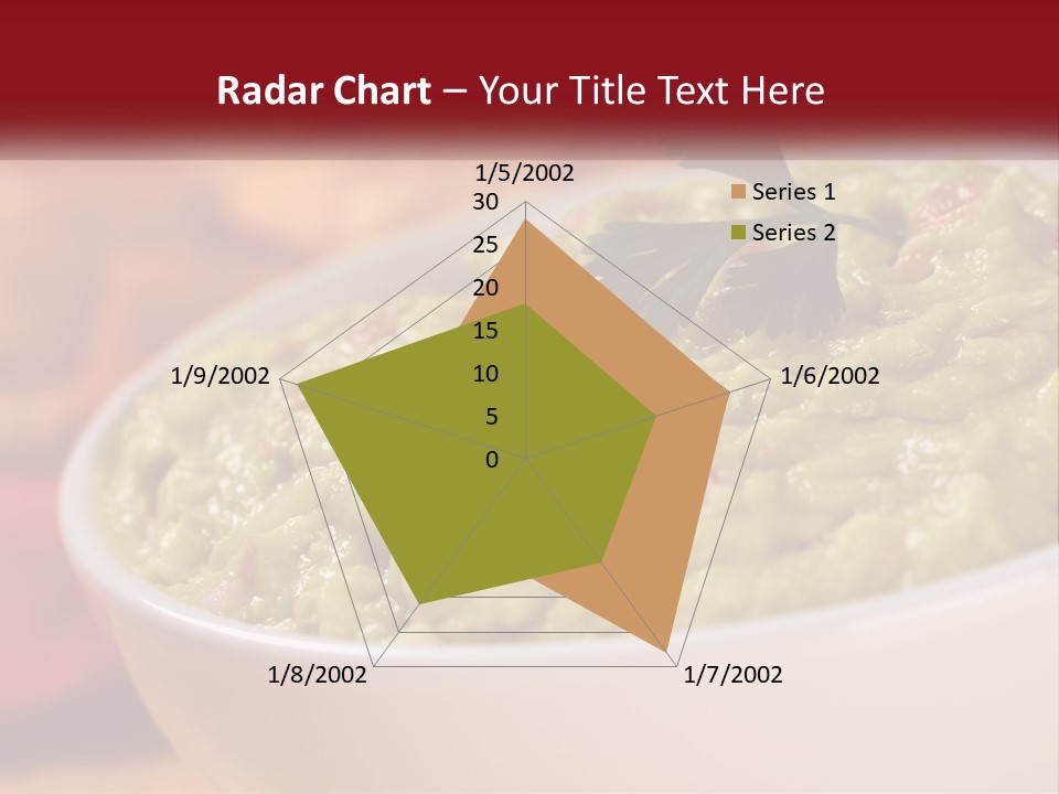 Salsa Selective Focus Horizontal PowerPoint Template