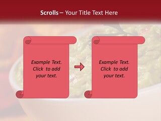 Salsa Selective Focus Horizontal PowerPoint Template