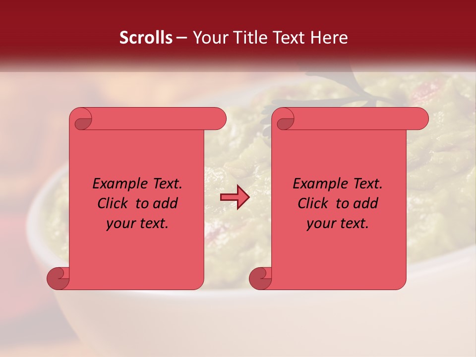 Salsa Selective Focus Horizontal PowerPoint Template