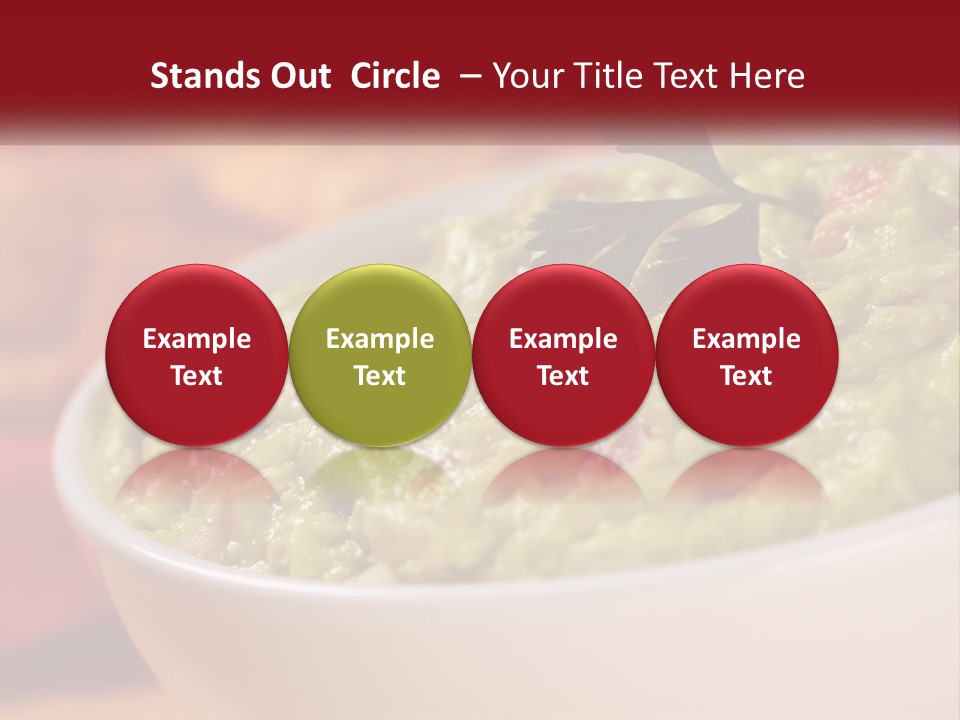 Salsa Selective Focus Horizontal PowerPoint Template