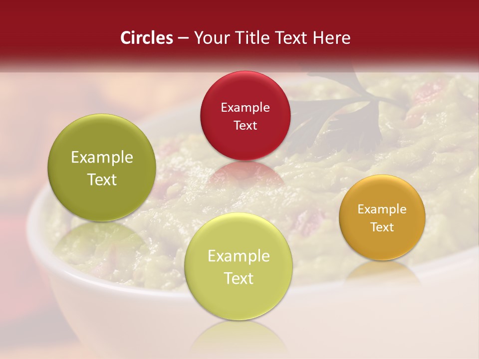 Salsa Selective Focus Horizontal PowerPoint Template