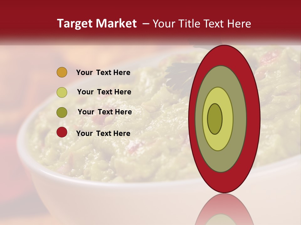 Salsa Selective Focus Horizontal PowerPoint Template