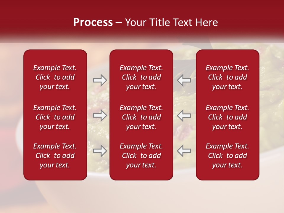 Salsa Selective Focus Horizontal PowerPoint Template
