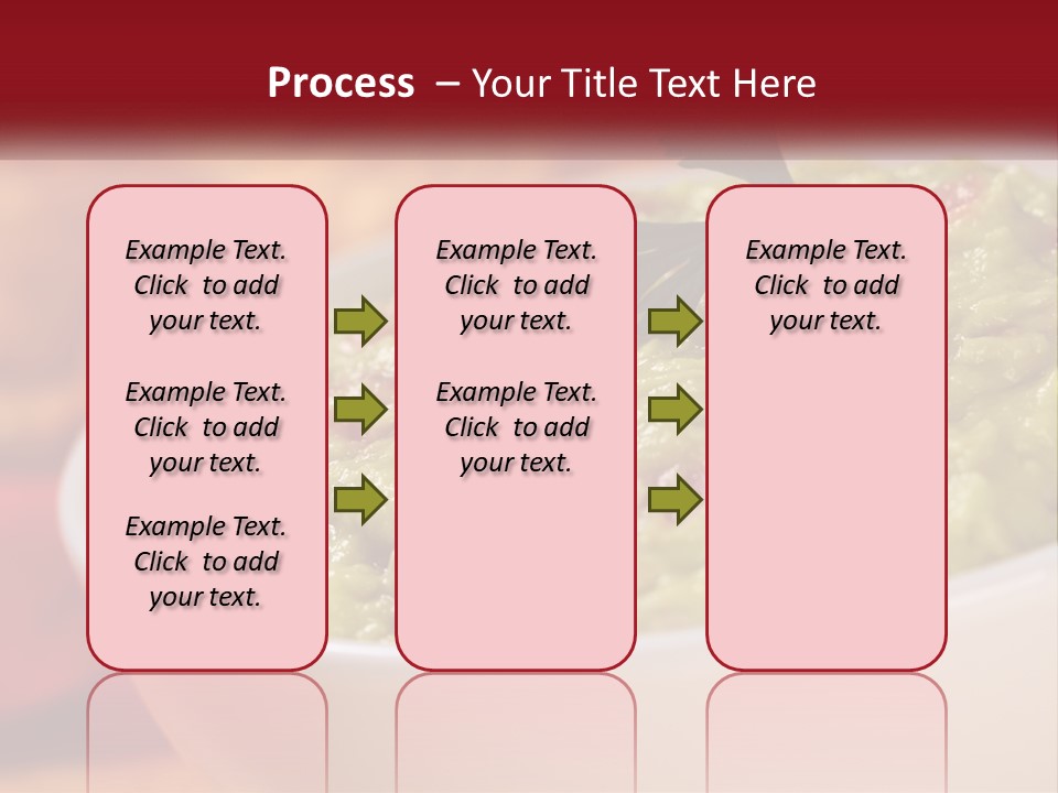 Salsa Selective Focus Horizontal PowerPoint Template