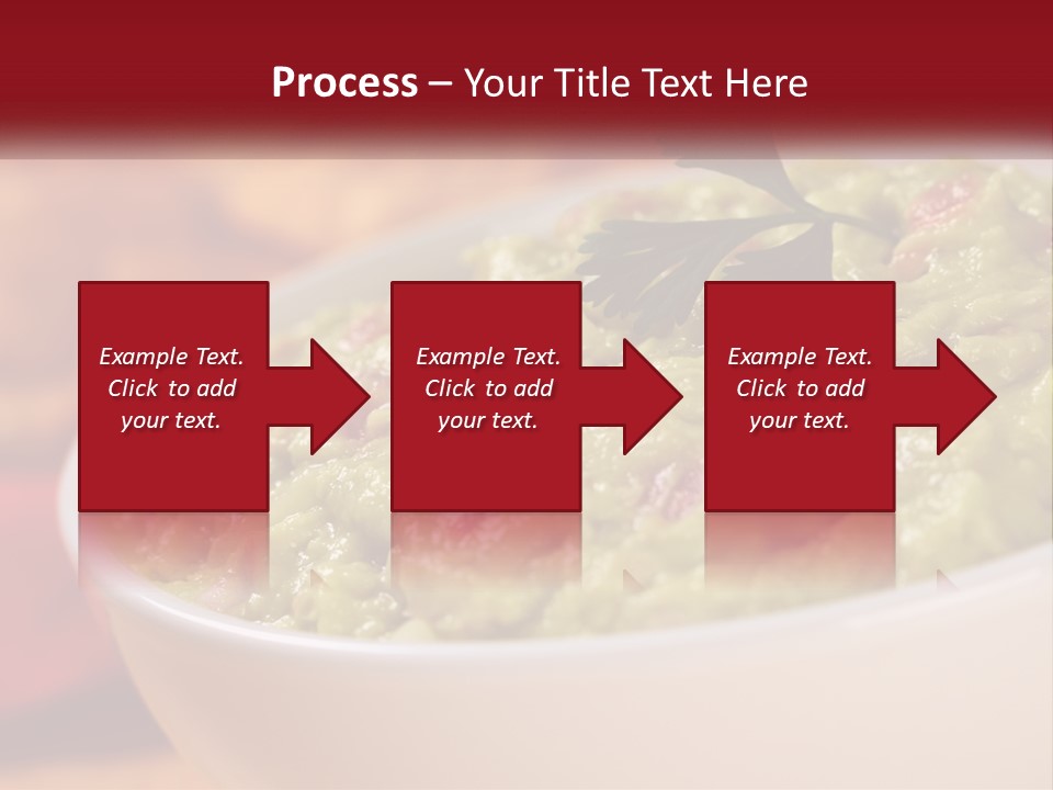 Salsa Selective Focus Horizontal PowerPoint Template