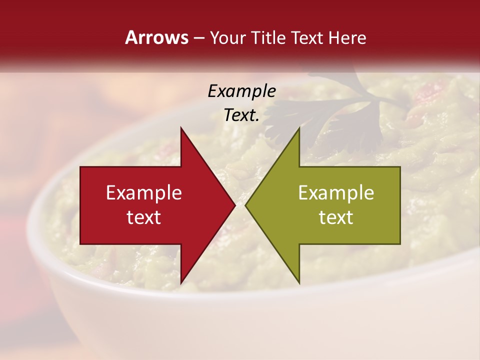 Salsa Selective Focus Horizontal PowerPoint Template
