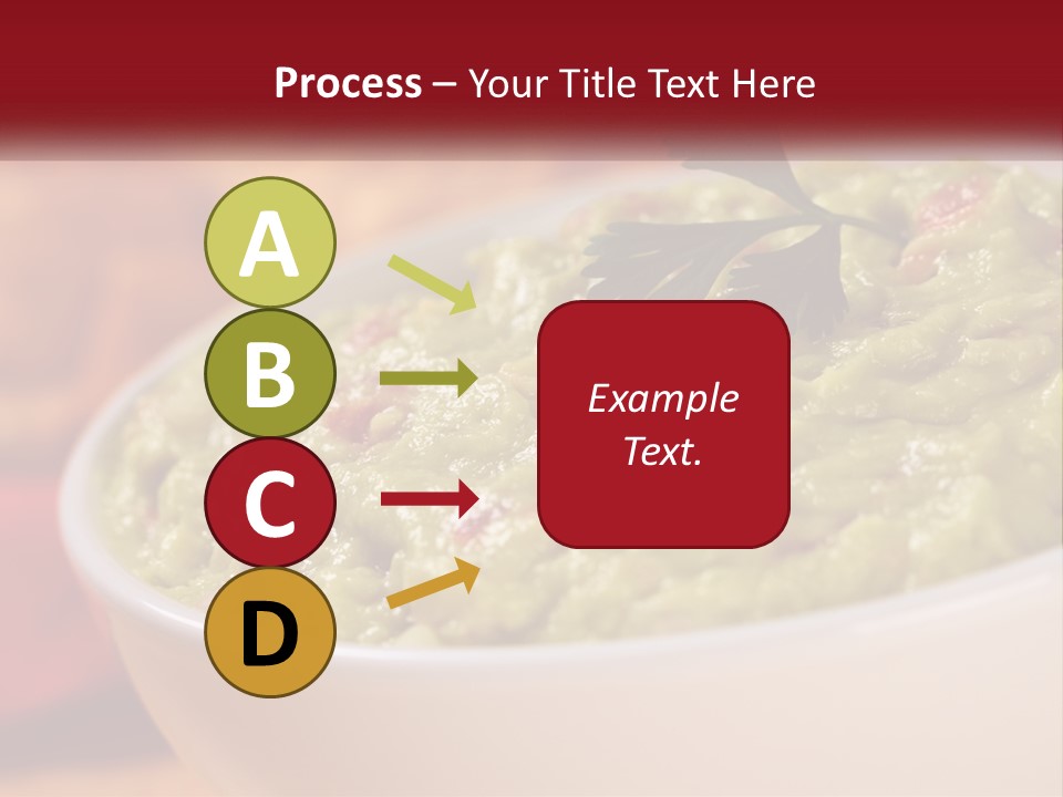 Salsa Selective Focus Horizontal PowerPoint Template