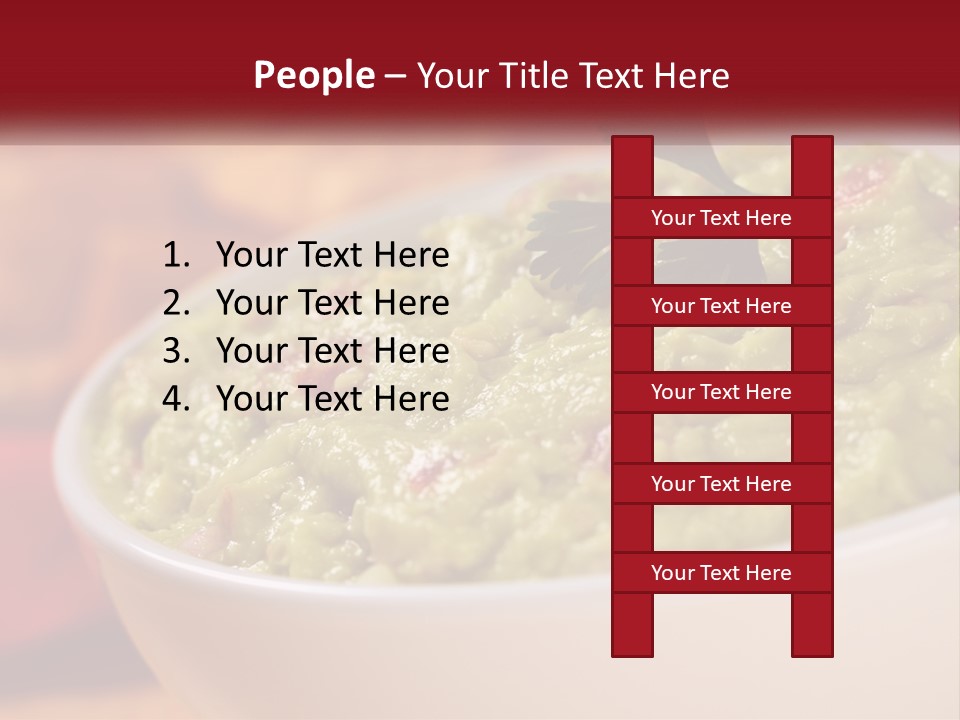 Salsa Selective Focus Horizontal PowerPoint Template