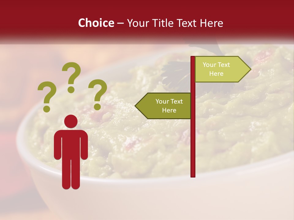 Salsa Selective Focus Horizontal PowerPoint Template