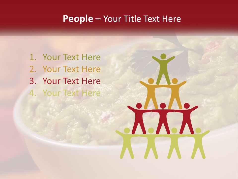 Salsa Selective Focus Horizontal PowerPoint Template