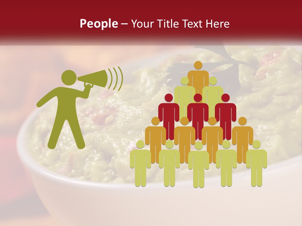 Salsa Selective Focus Horizontal PowerPoint Template