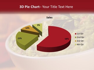 Salsa Selective Focus Horizontal PowerPoint Template