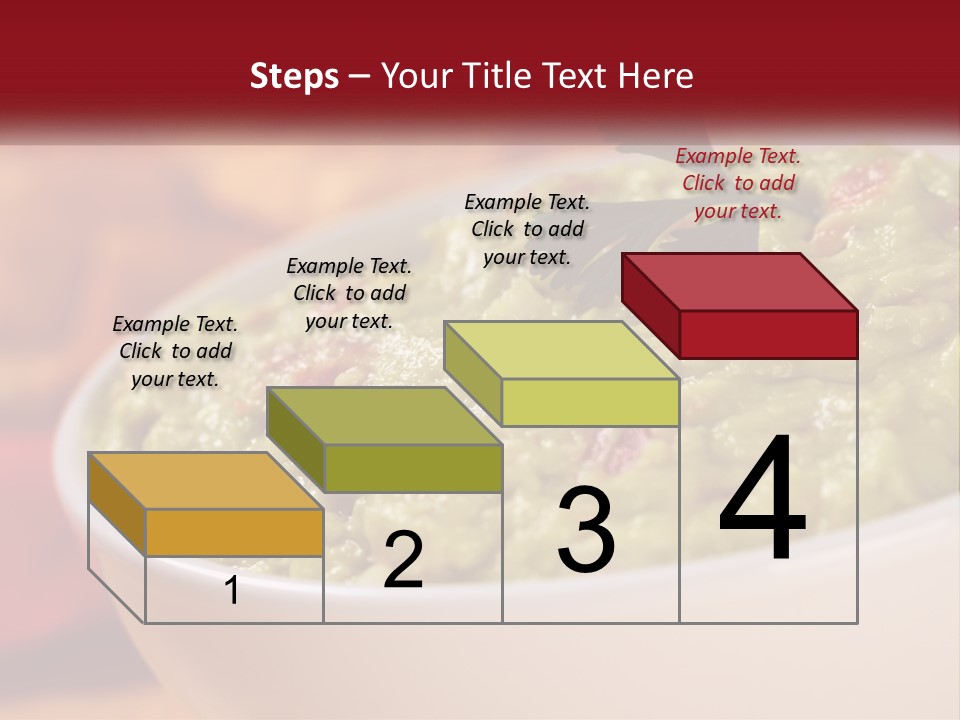 Salsa Selective Focus Horizontal PowerPoint Template