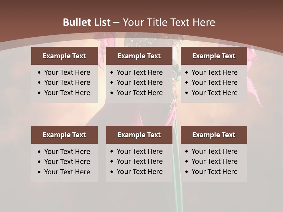 Caucasian Fashion Bra PowerPoint Template