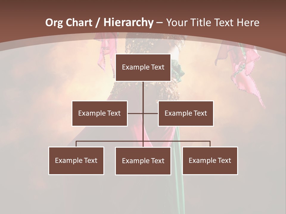 Caucasian Fashion Bra PowerPoint Template