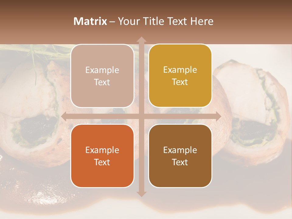 Boletus Mushrooms Mushrooms In Olive Oil Food PowerPoint Template