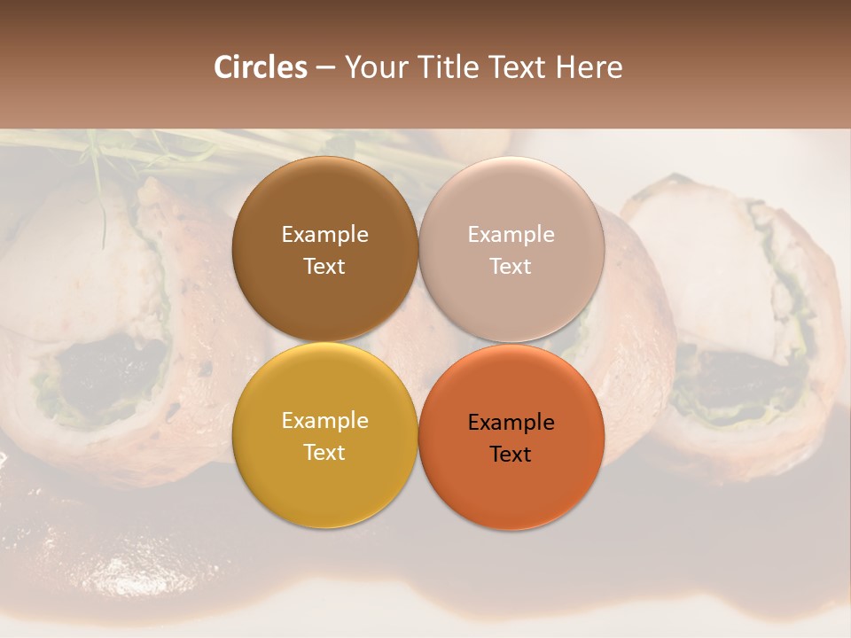 Boletus Mushrooms Mushrooms In Olive Oil Food PowerPoint Template