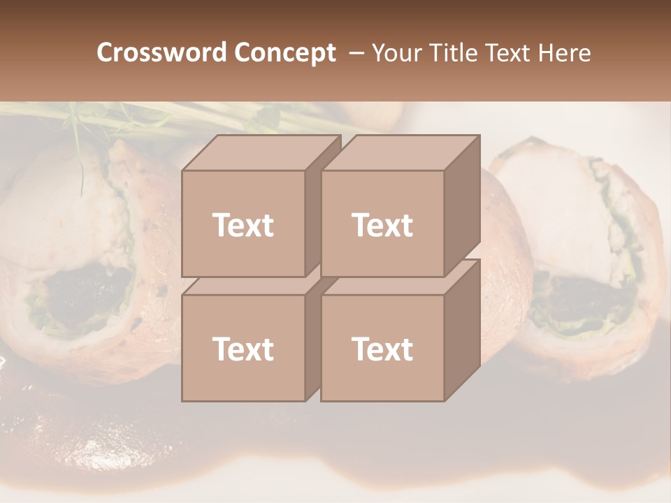 Boletus Mushrooms Mushrooms In Olive Oil Food PowerPoint Template