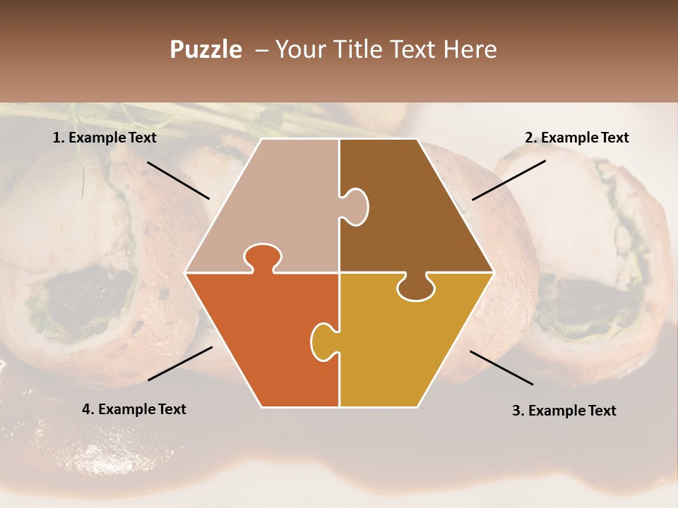 Boletus Mushrooms Mushrooms In Olive Oil Food PowerPoint Template