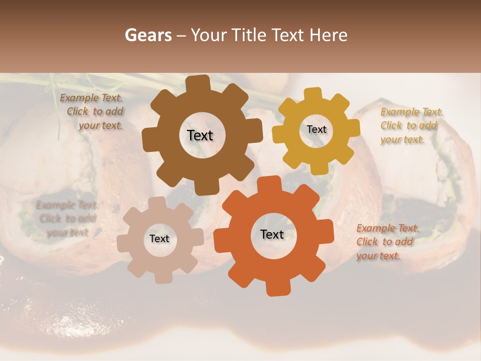 Boletus Mushrooms Mushrooms In Olive Oil Food PowerPoint Template