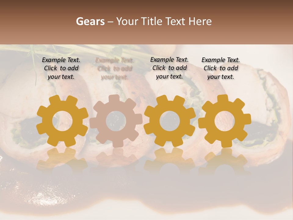 Boletus Mushrooms Mushrooms In Olive Oil Food PowerPoint Template