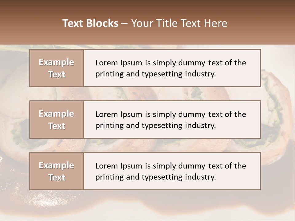 Boletus Mushrooms Mushrooms In Olive Oil Food PowerPoint Template
