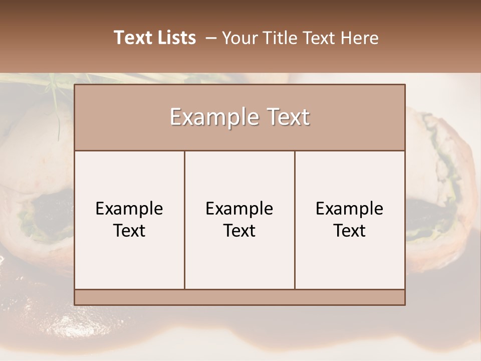 Boletus Mushrooms Mushrooms In Olive Oil Food PowerPoint Template