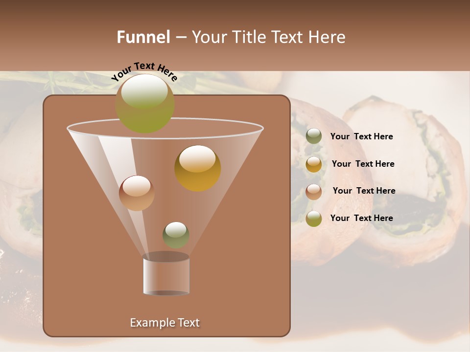 Boletus Mushrooms Mushrooms In Olive Oil Food PowerPoint Template