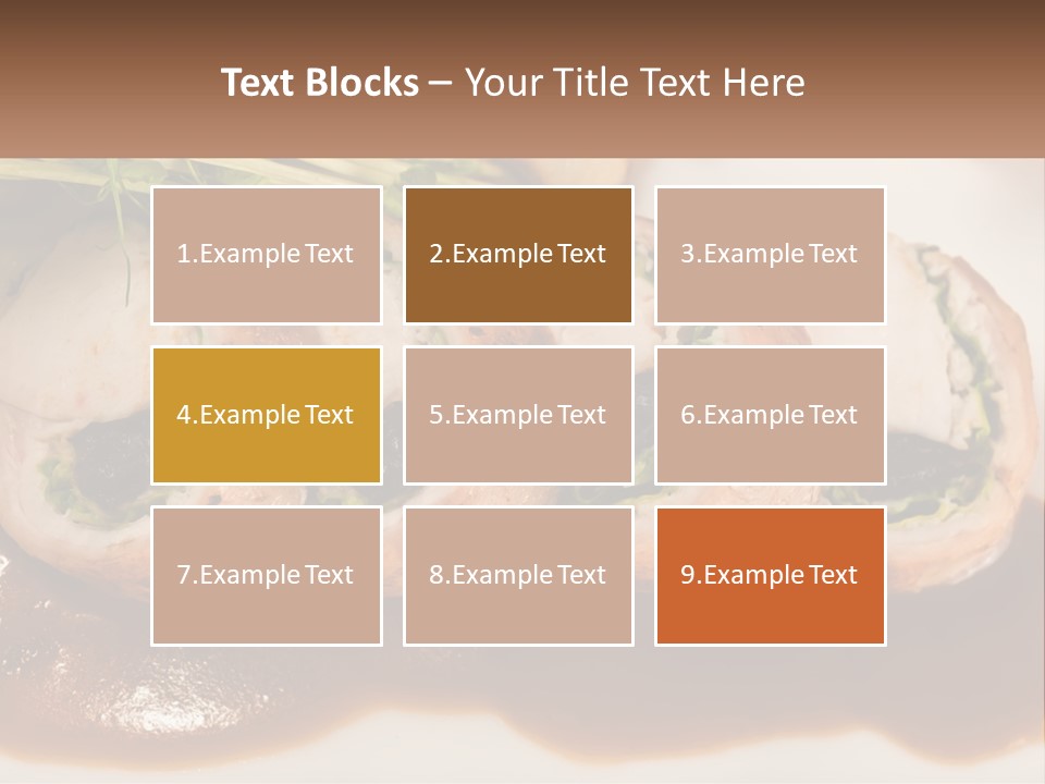 Boletus Mushrooms Mushrooms In Olive Oil Food PowerPoint Template