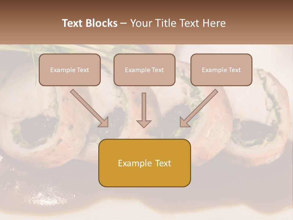 Boletus Mushrooms Mushrooms In Olive Oil Food PowerPoint Template