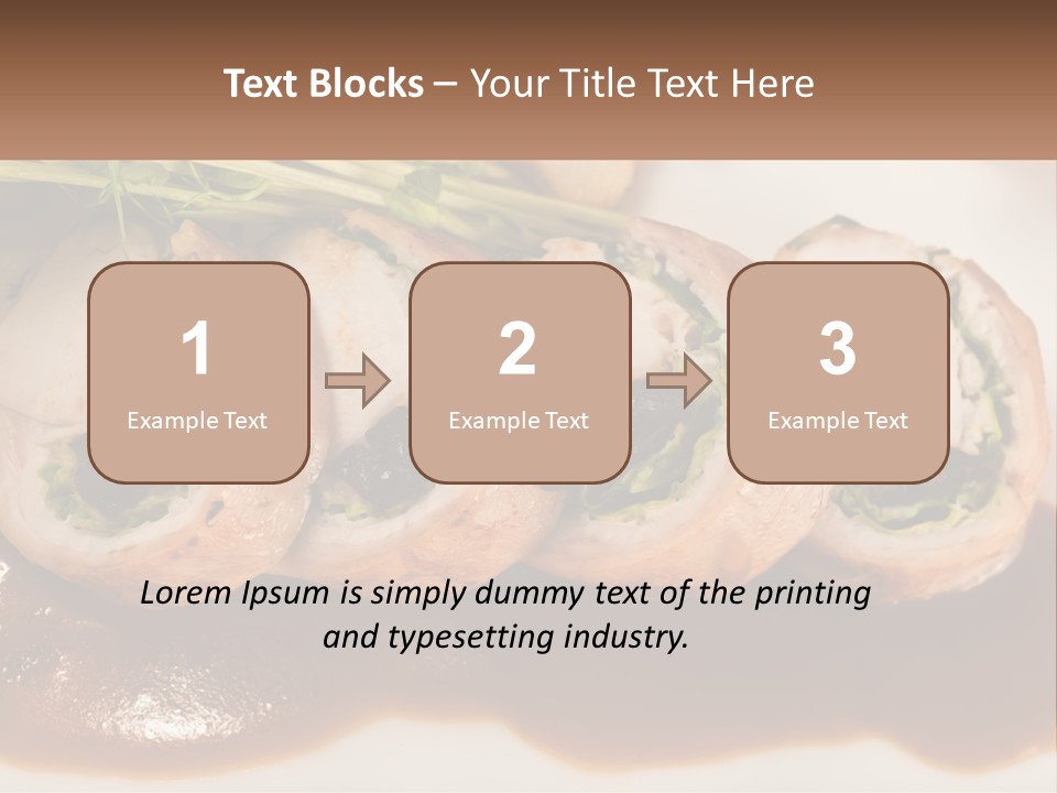 Boletus Mushrooms Mushrooms In Olive Oil Food PowerPoint Template