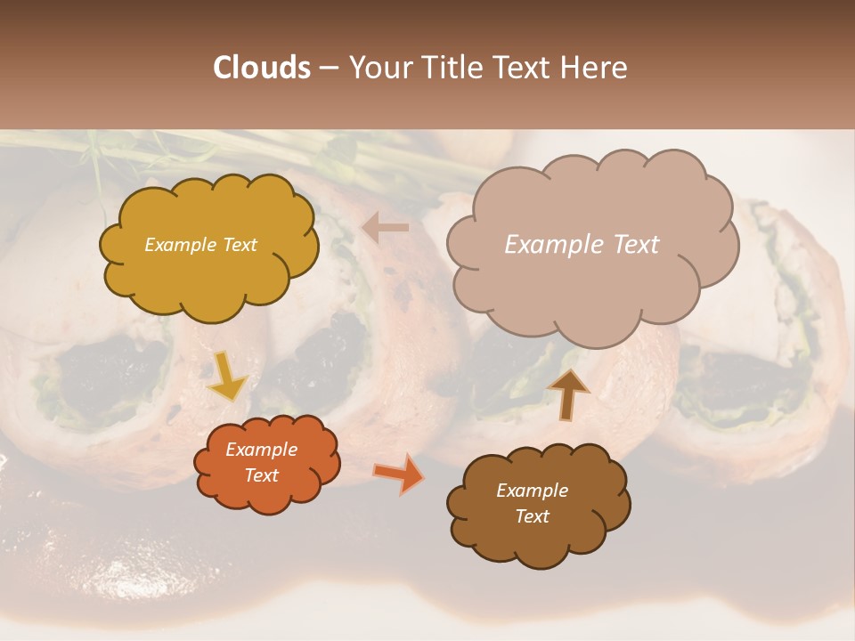 Boletus Mushrooms Mushrooms In Olive Oil Food PowerPoint Template
