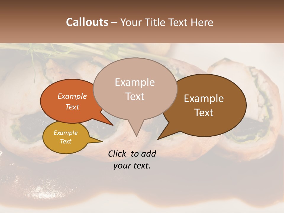 Boletus Mushrooms Mushrooms In Olive Oil Food PowerPoint Template