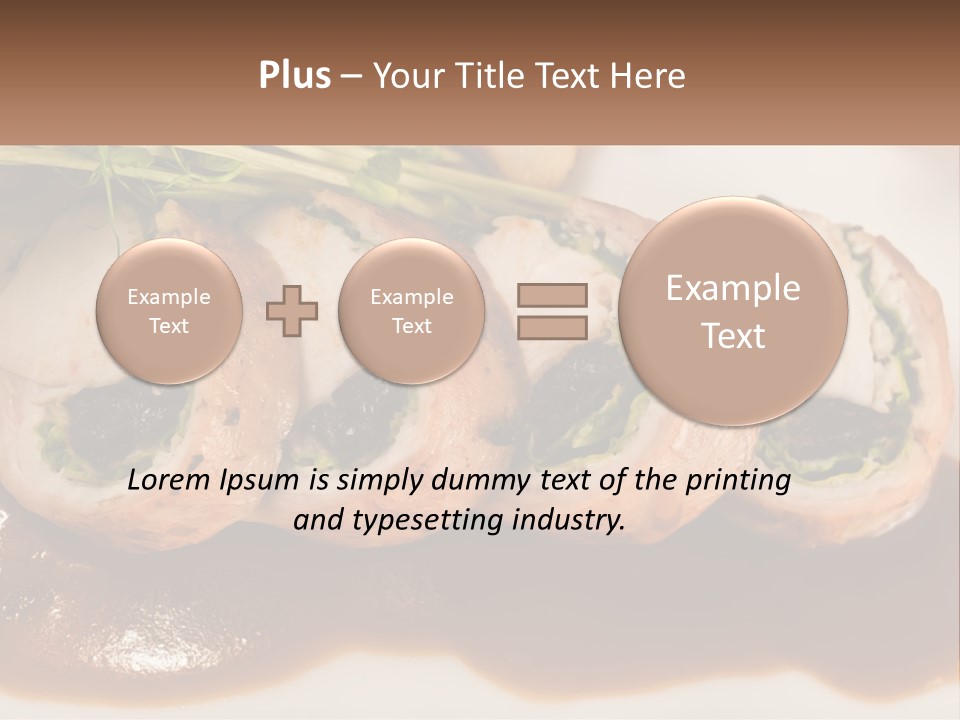 Boletus Mushrooms Mushrooms In Olive Oil Food PowerPoint Template