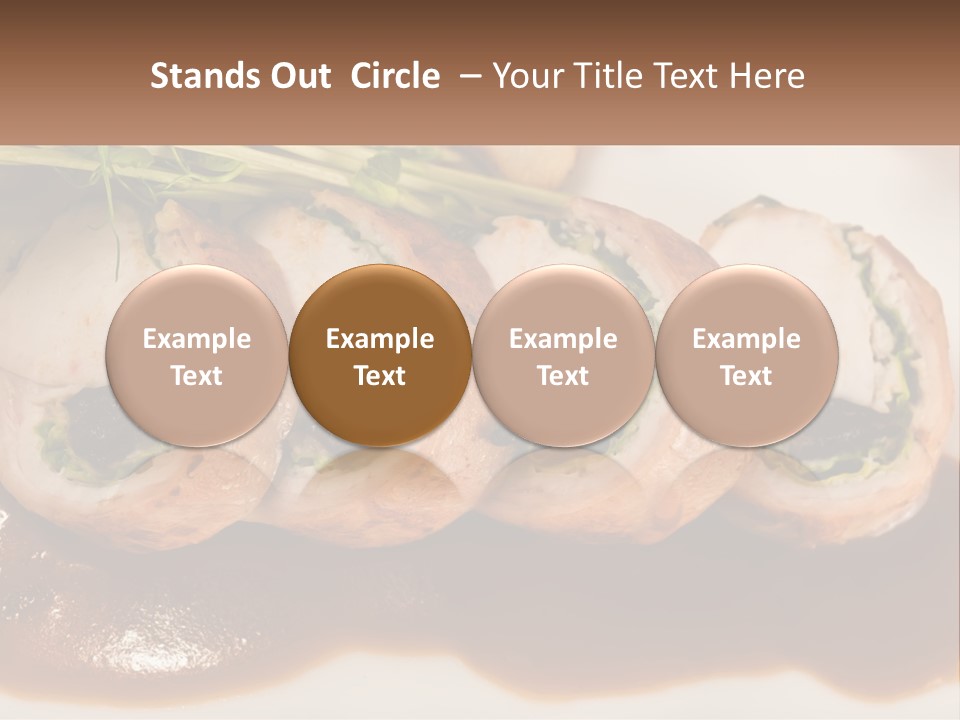 Boletus Mushrooms Mushrooms In Olive Oil Food PowerPoint Template