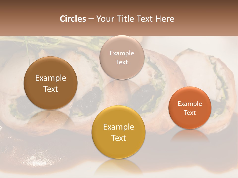 Boletus Mushrooms Mushrooms In Olive Oil Food PowerPoint Template