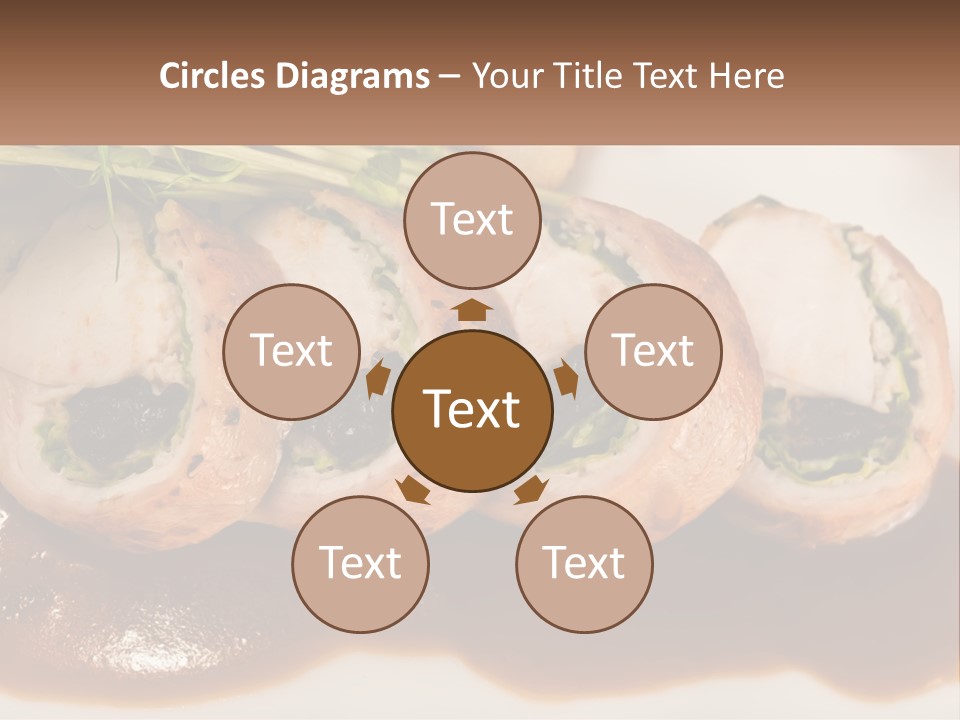 Boletus Mushrooms Mushrooms In Olive Oil Food PowerPoint Template