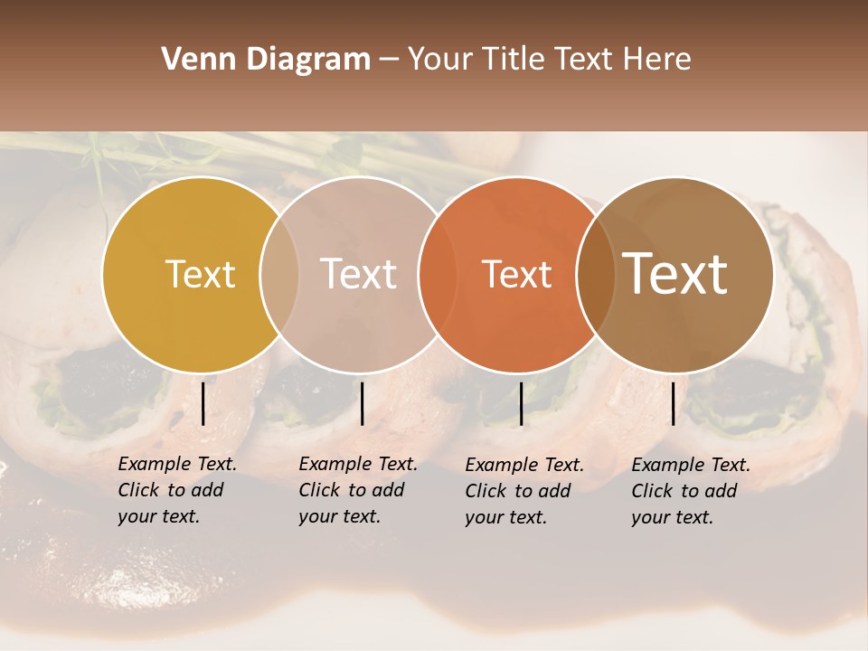 Boletus Mushrooms Mushrooms In Olive Oil Food PowerPoint Template