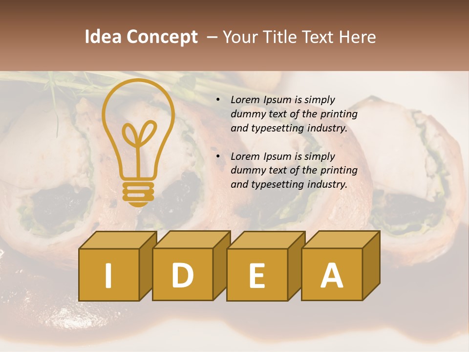 Boletus Mushrooms Mushrooms In Olive Oil Food PowerPoint Template