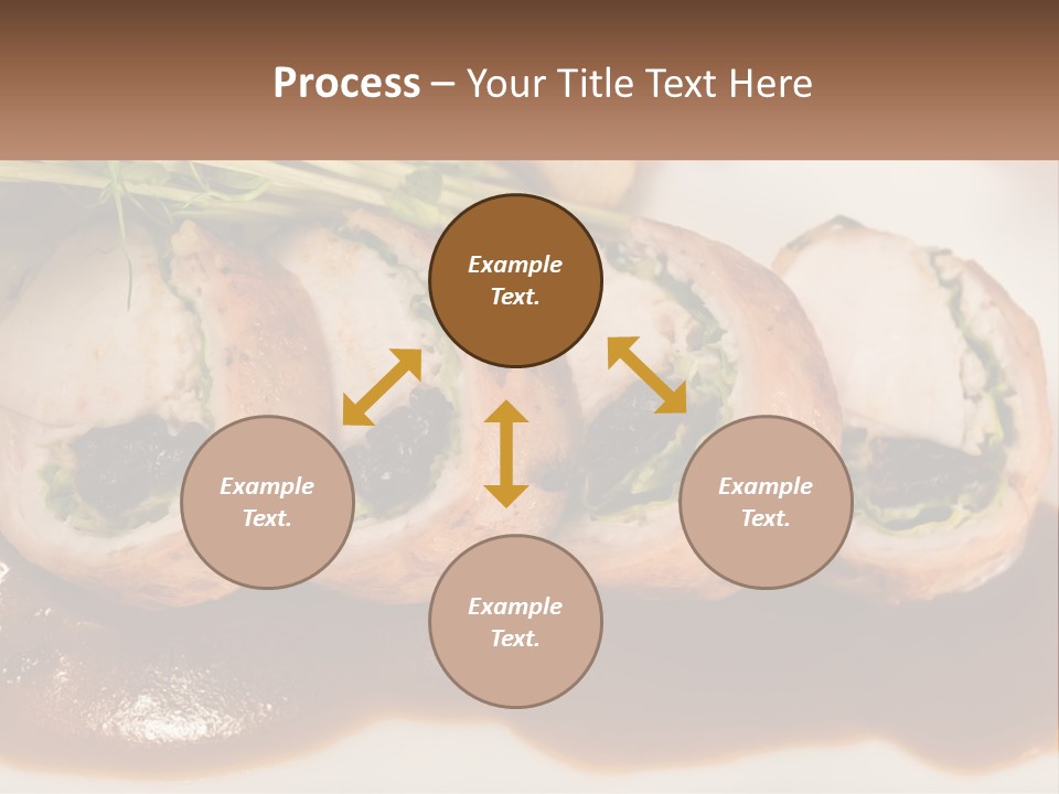 Boletus Mushrooms Mushrooms In Olive Oil Food PowerPoint Template