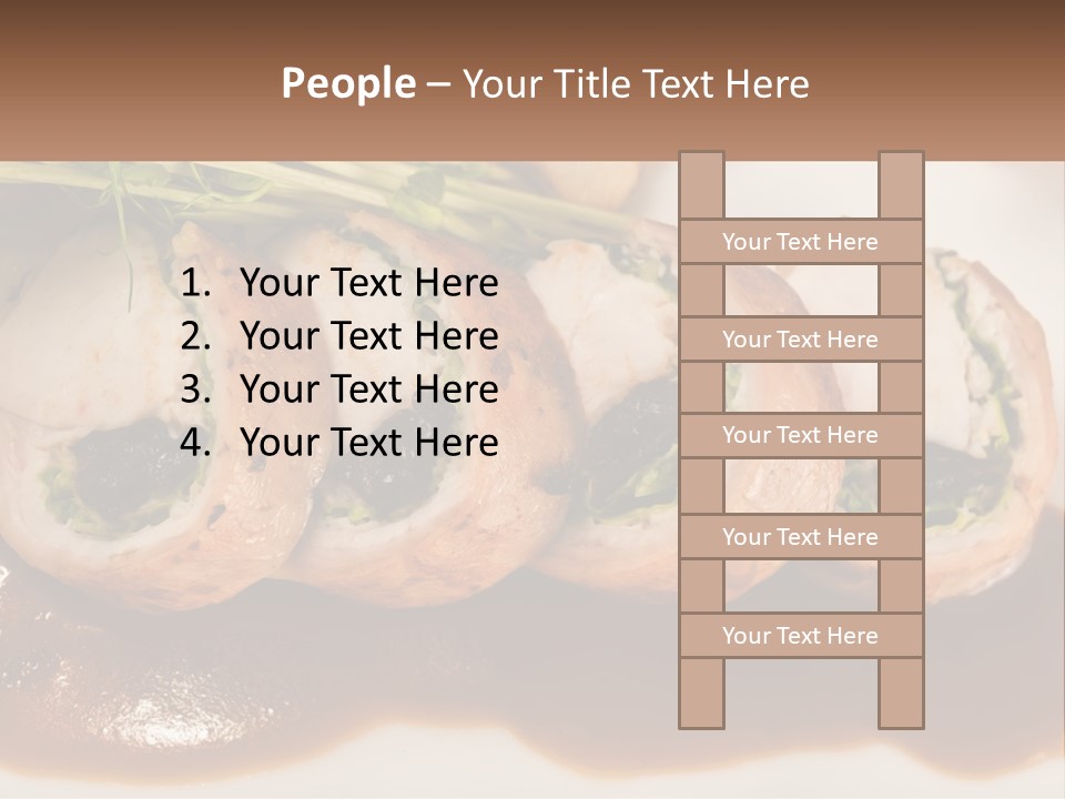 Boletus Mushrooms Mushrooms In Olive Oil Food PowerPoint Template