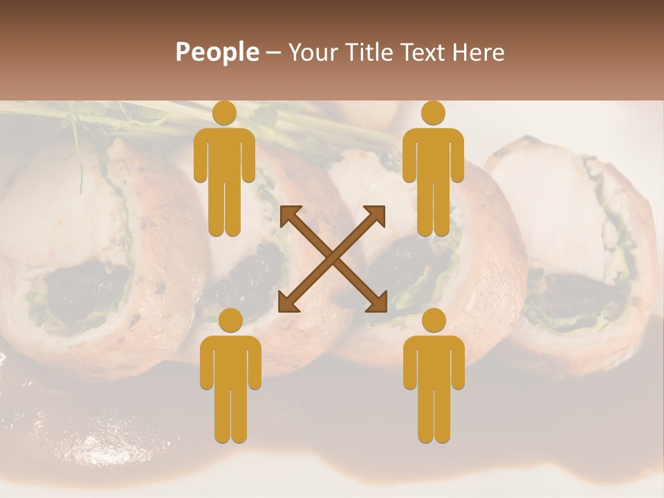 Boletus Mushrooms Mushrooms In Olive Oil Food PowerPoint Template