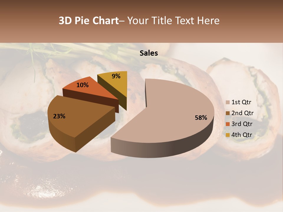 Boletus Mushrooms Mushrooms In Olive Oil Food PowerPoint Template