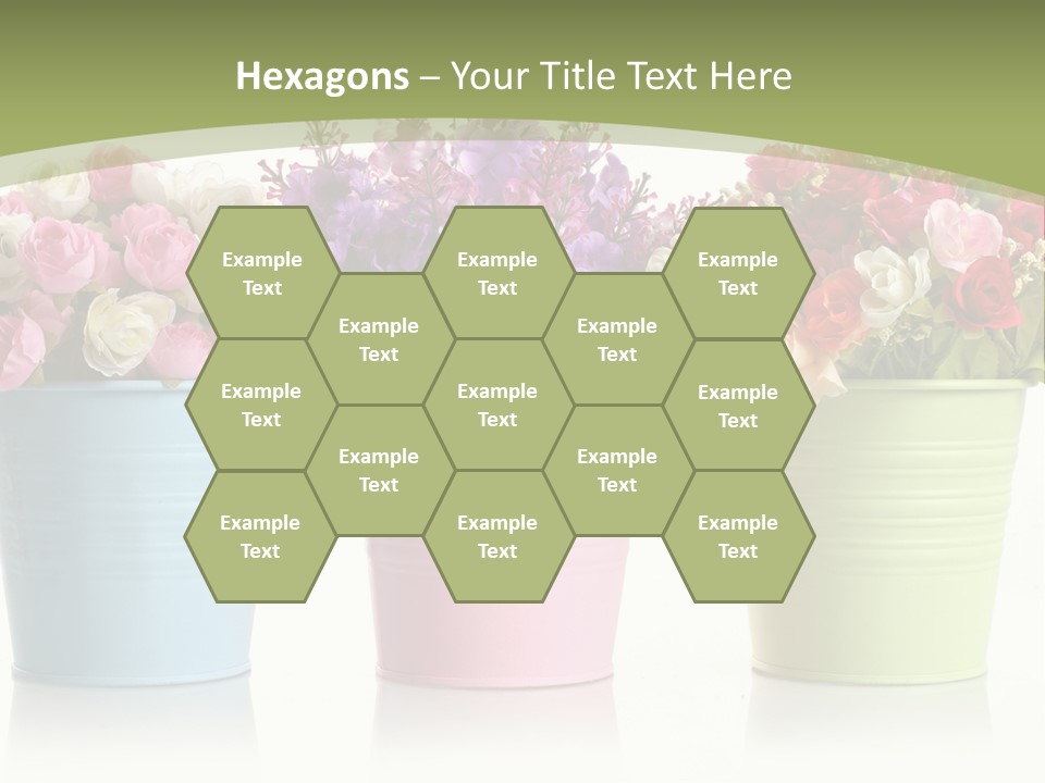 Botany White Photo PowerPoint Template