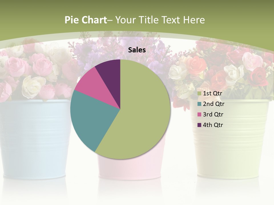 Botany White Photo PowerPoint Template