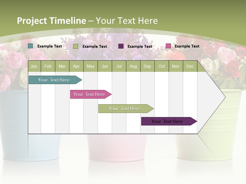 Botany White Photo PowerPoint Template