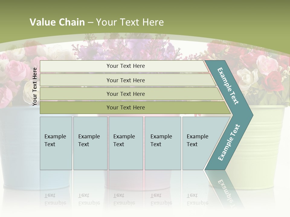Botany White Photo PowerPoint Template