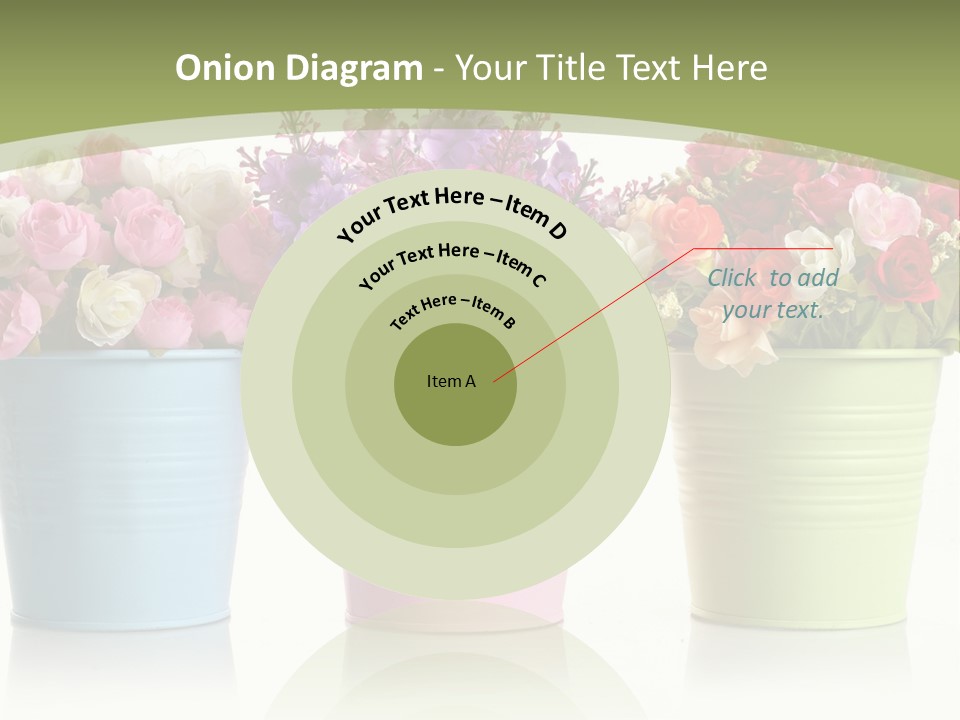 Botany White Photo PowerPoint Template