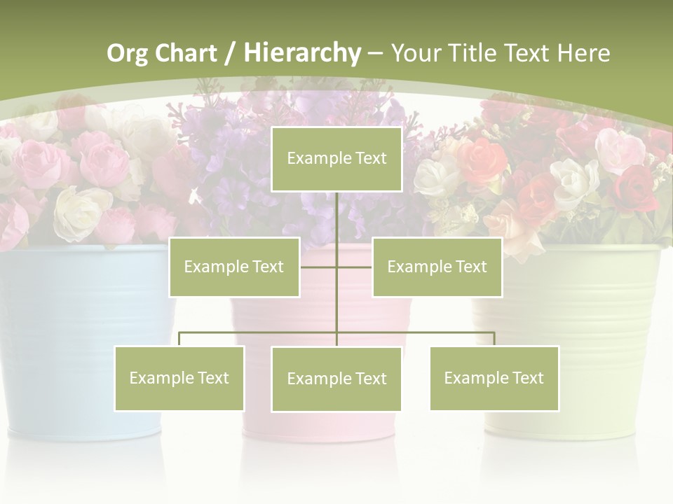 Botany White Photo PowerPoint Template