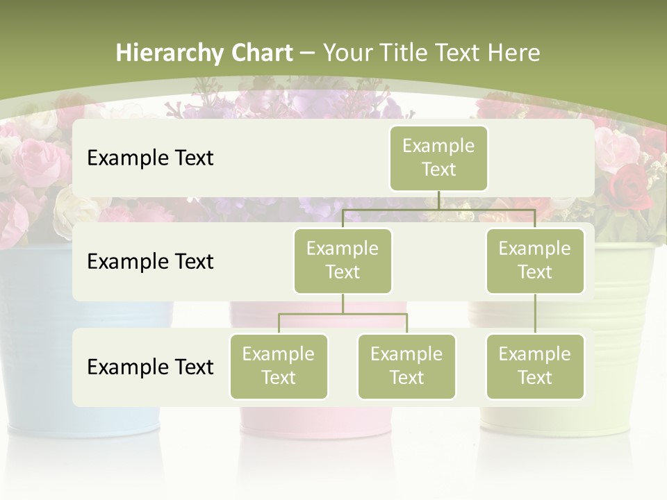 Botany White Photo PowerPoint Template